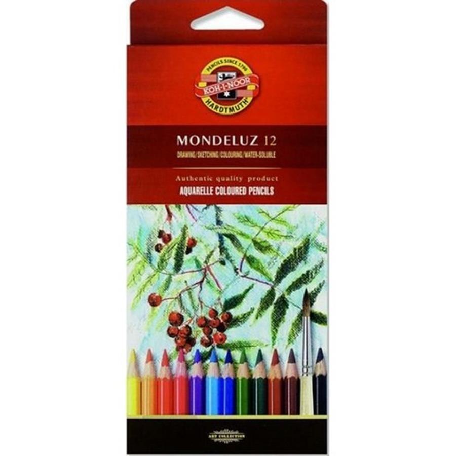 WATERCOLOR PENCILS 12 COLORS KOH-I-NOOR 3716